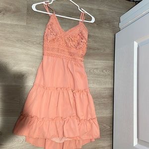 light pink dress
